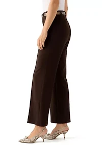 Women's Belted Wide Leg Pants