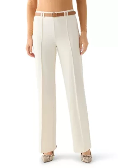 Women's Belted Wide Leg Pants