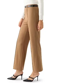 Women's Belted Wide Leg Pants