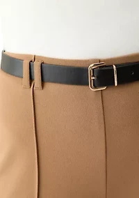 Women's Belted Wide Leg Pants