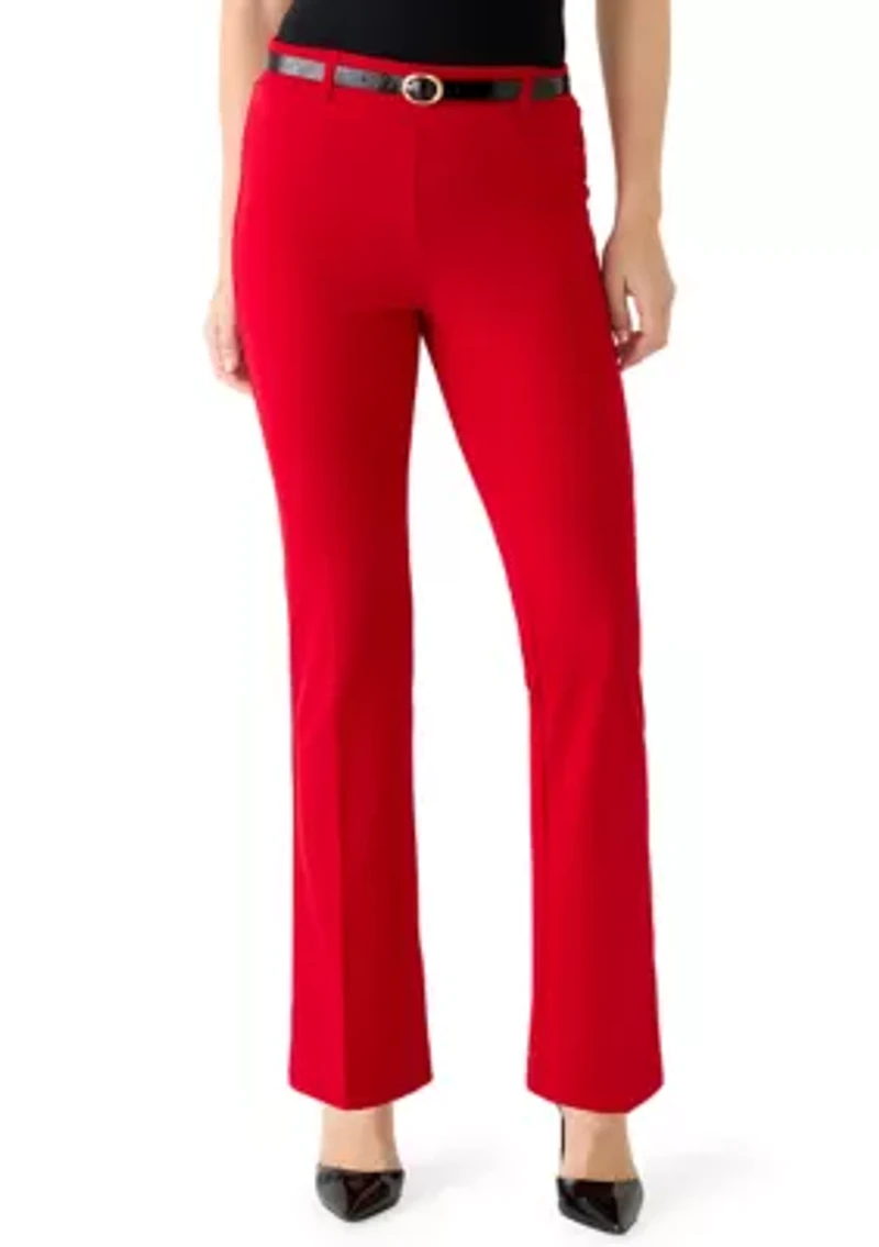 Women's Belted Flare Pants