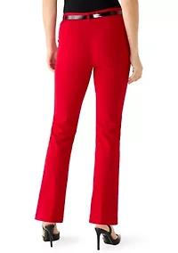 Women's Belted Flare Pants