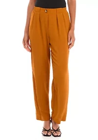 Women's Pull On Wide Leg Pants with Pleats