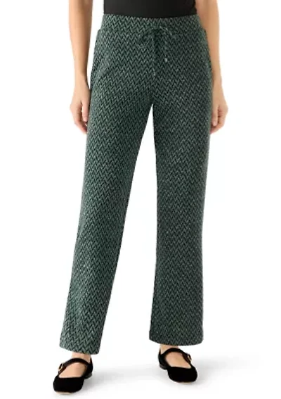 Women's Herringbone Knit Pants