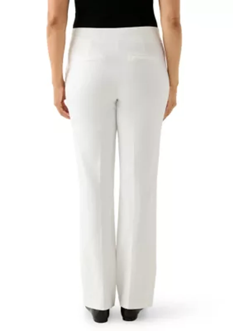 Women's Wide Leg Seamed Ponte Trousers