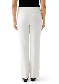 Women's Wide Leg Seamed Ponte Trousers
