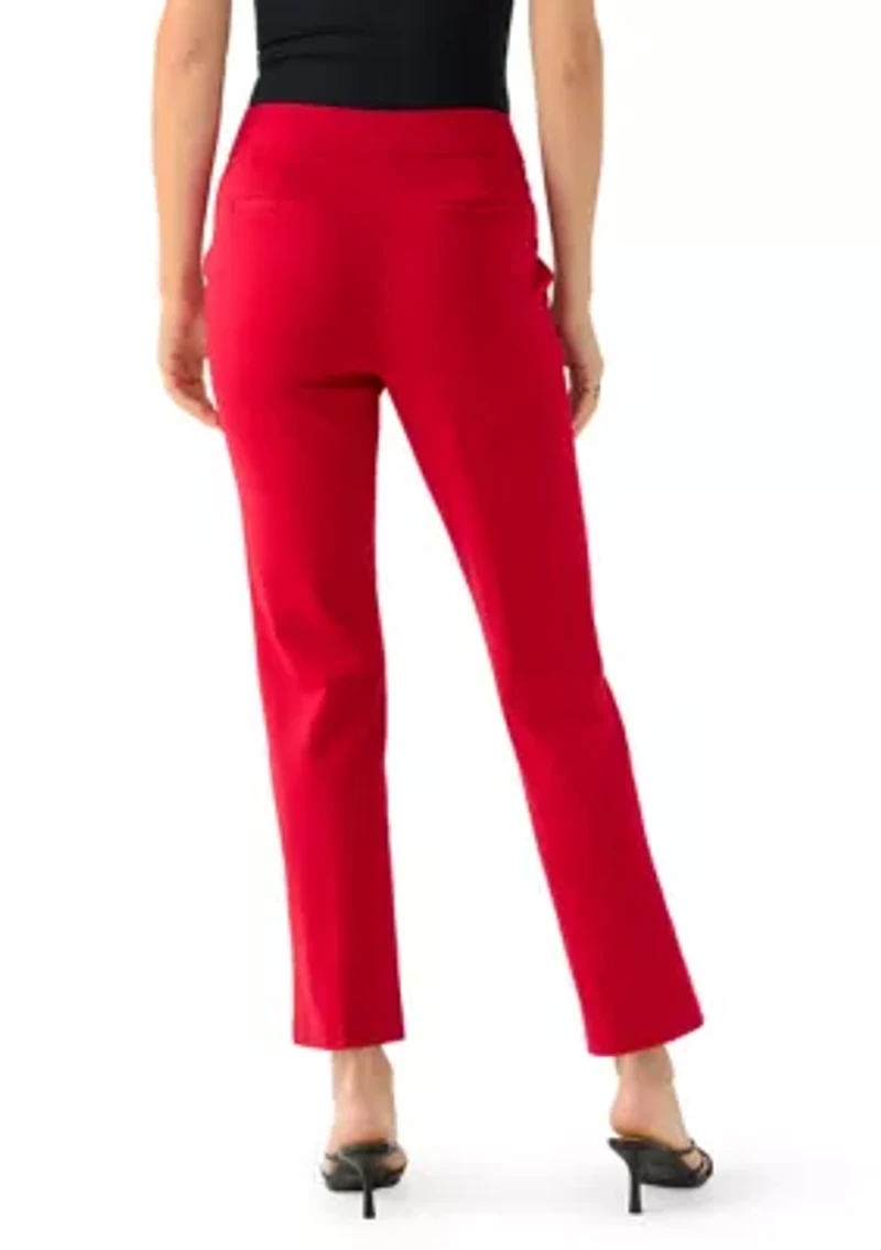 Women's Wide Leg Seamed Ponte Trousers