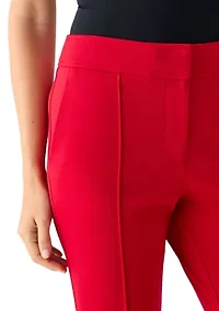 Women's Wide Leg Seamed Ponte Trousers
