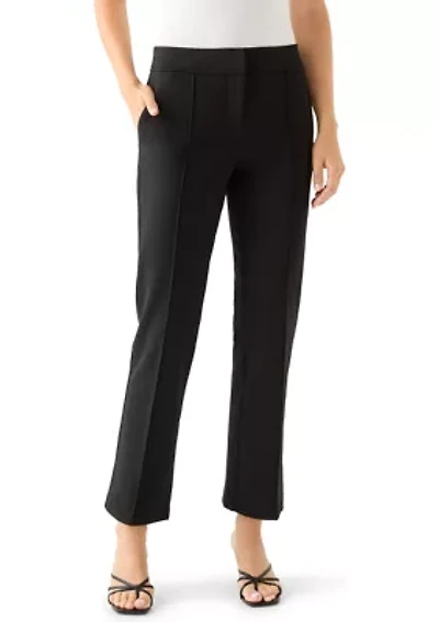 Women's Wide Leg Seamed Ponte Pants