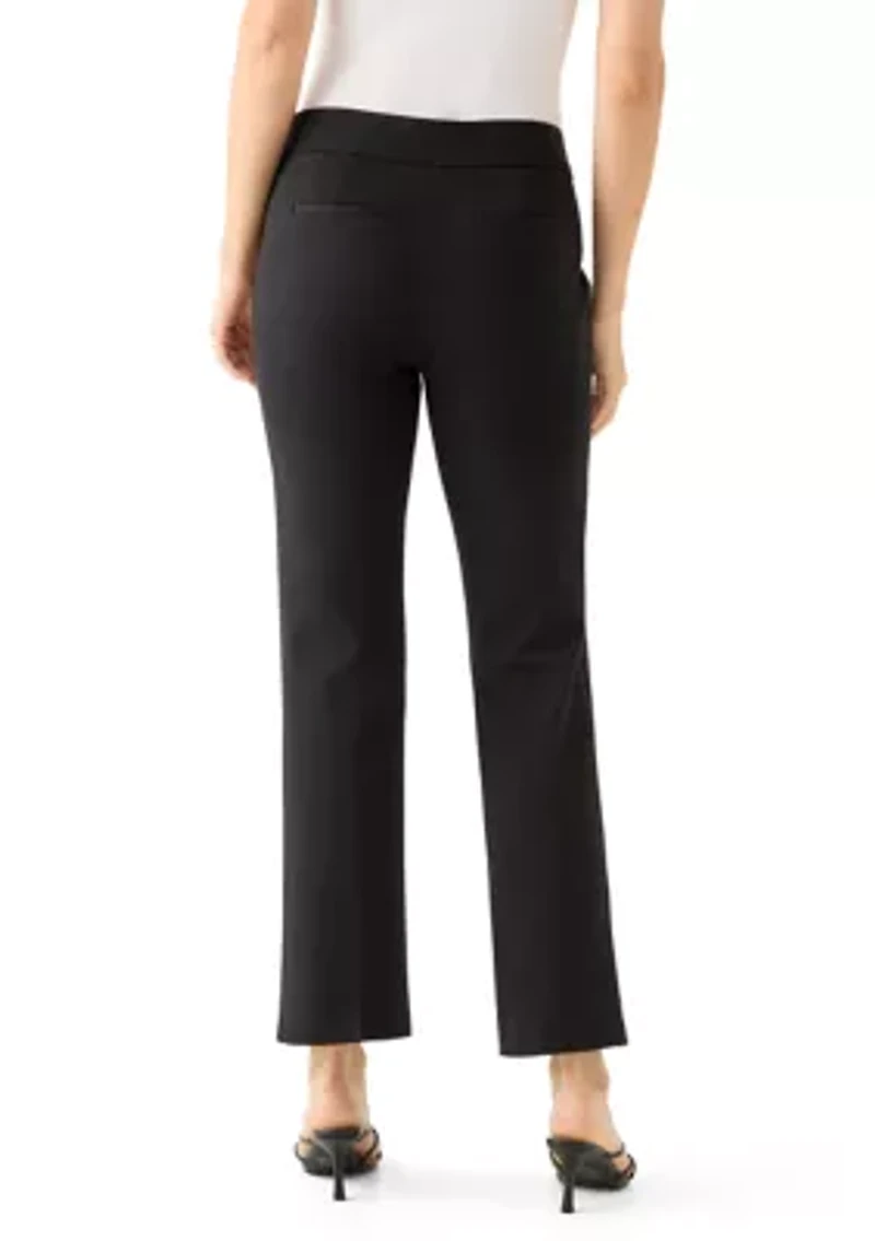 Women's Wide Leg Seamed Ponte Pants