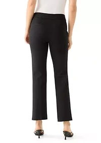 Women's Wide Leg Seamed Ponte Pants