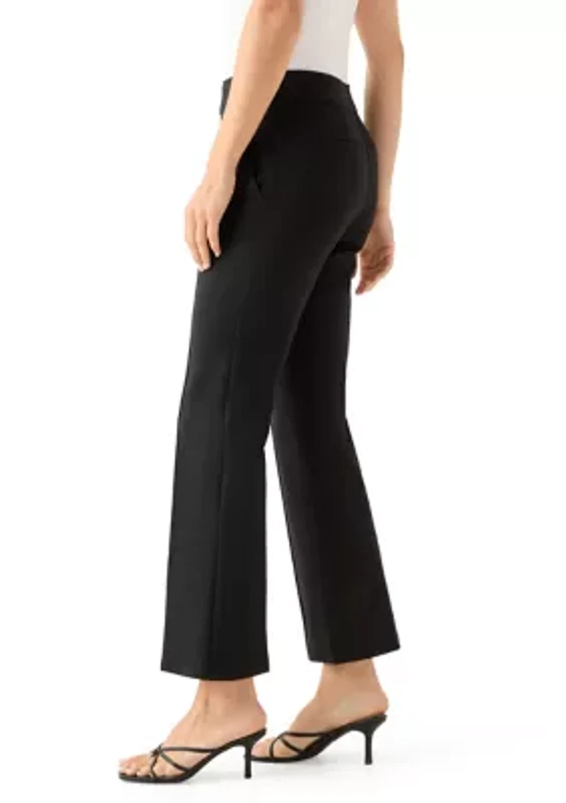 Women's Wide Leg Seamed Ponte Pants