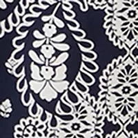 Women's Wide Leg Pull On Bandana Printed Pants