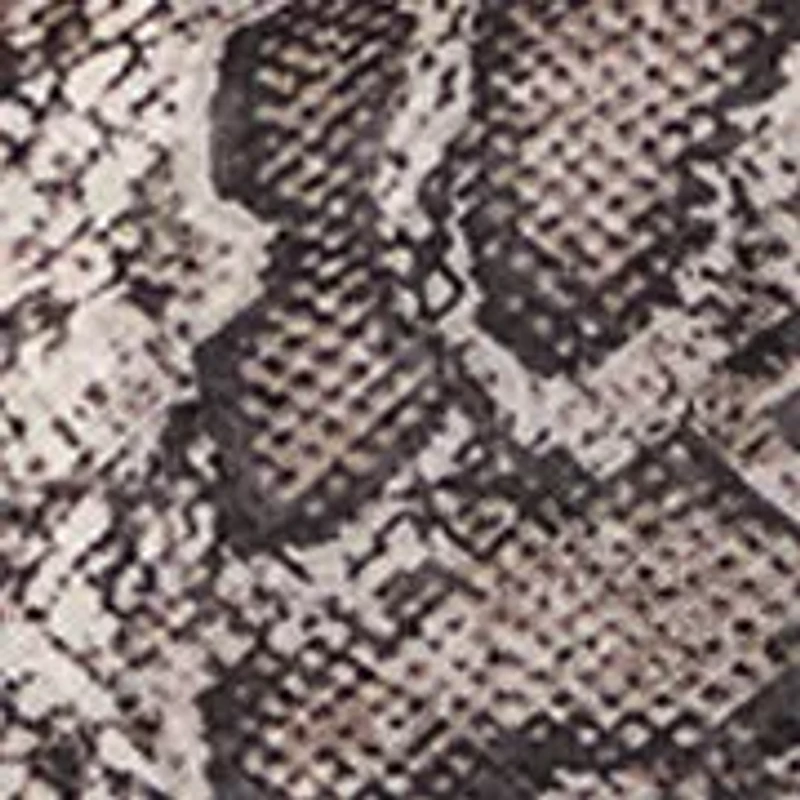 Women's Long Sleeve Printed Off-the-Shoulder Mesh Top