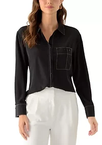 Women's Long Sleeve Pocket Shirt