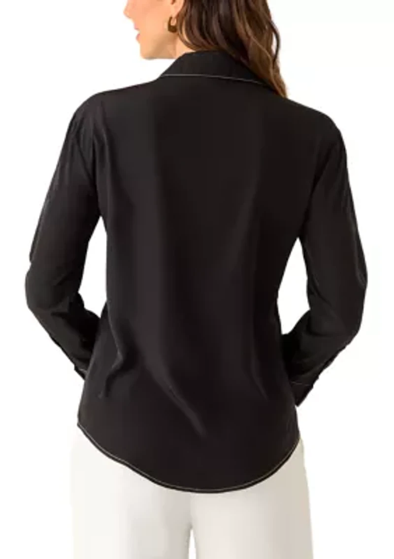 Women's Long Sleeve Pocket Shirt