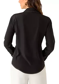 Women's Long Sleeve Pocket Shirt