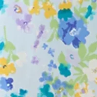 Women's 3/4 Sleeve Floral Split Neck Blouse