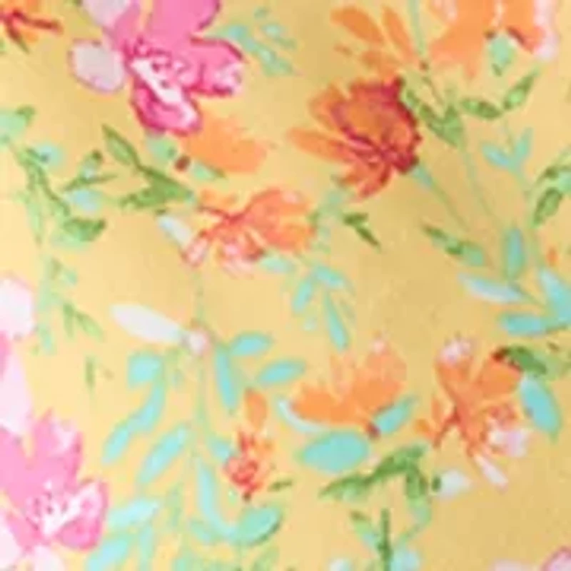 Women's Short Sleeve Peplum Floral Wrap Blouse