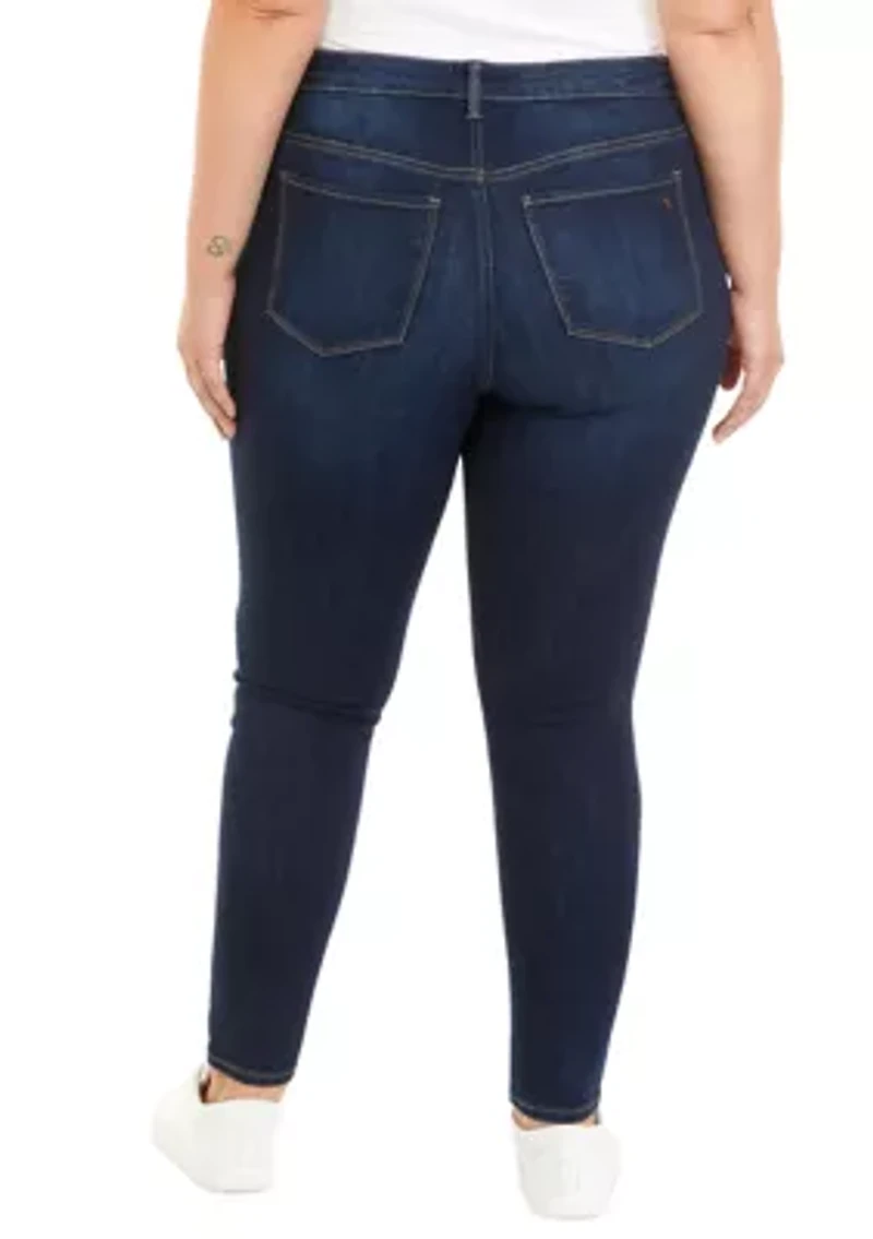 Plus High Rise Skinny Jeans
