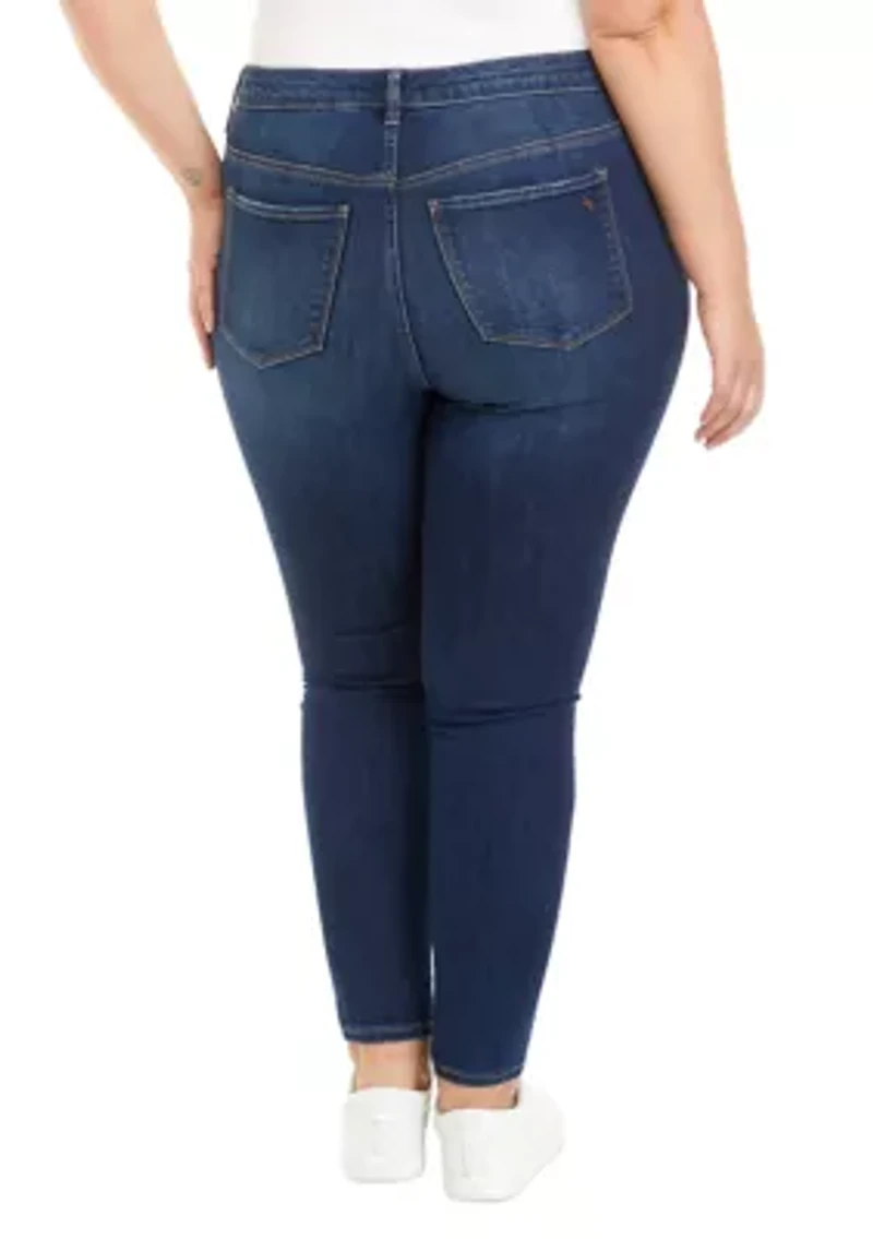 Plus High Rise Skinny Jeans