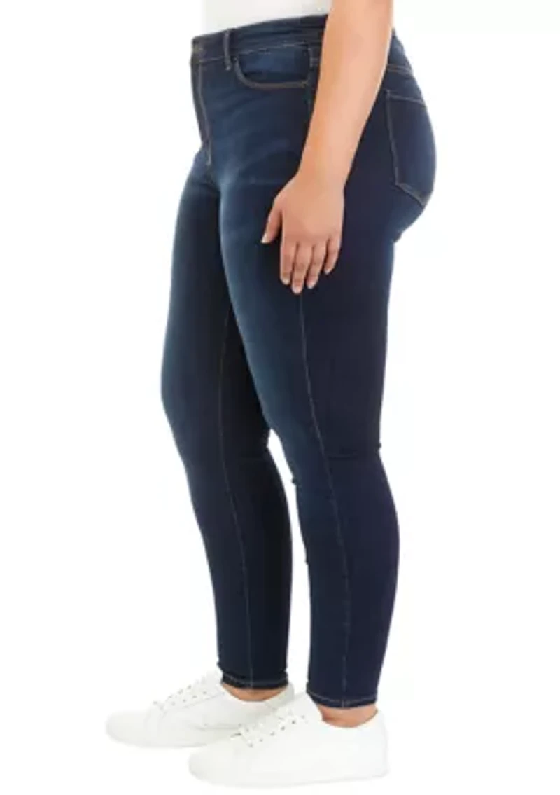 Plus High Rise Skinny Jeans