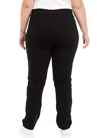 Plus Baggy Straight Jeans