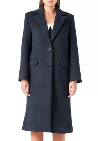 Oversize Wool Trench Coat