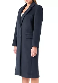 Oversize Wool Trench Coat