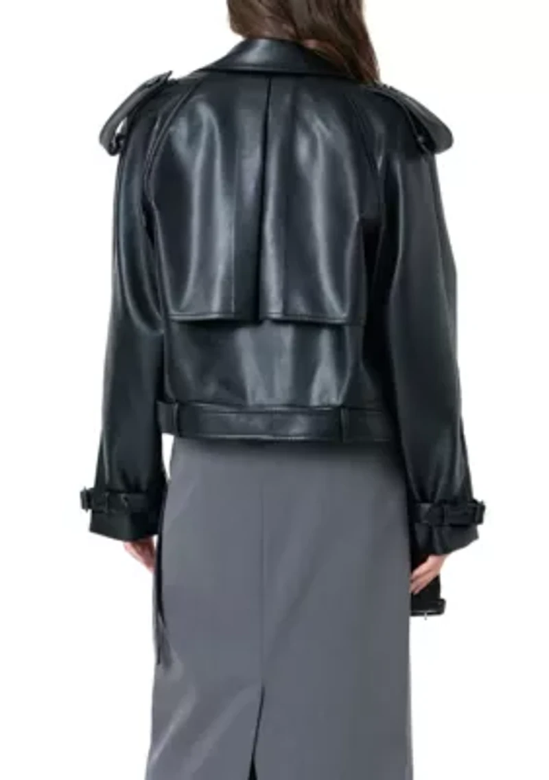 Trench Short Pu Jacket