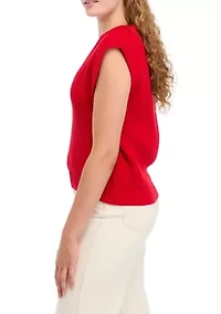 Women's V-Neck Knit Sweater Vest