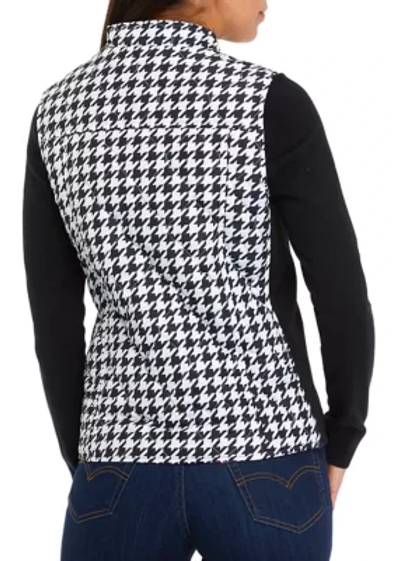 Petite Side Rib Printed Vest