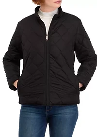 Petite Side Rib Puff Jacket