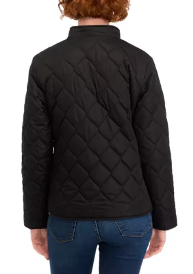 Petite Side Rib Puff Jacket