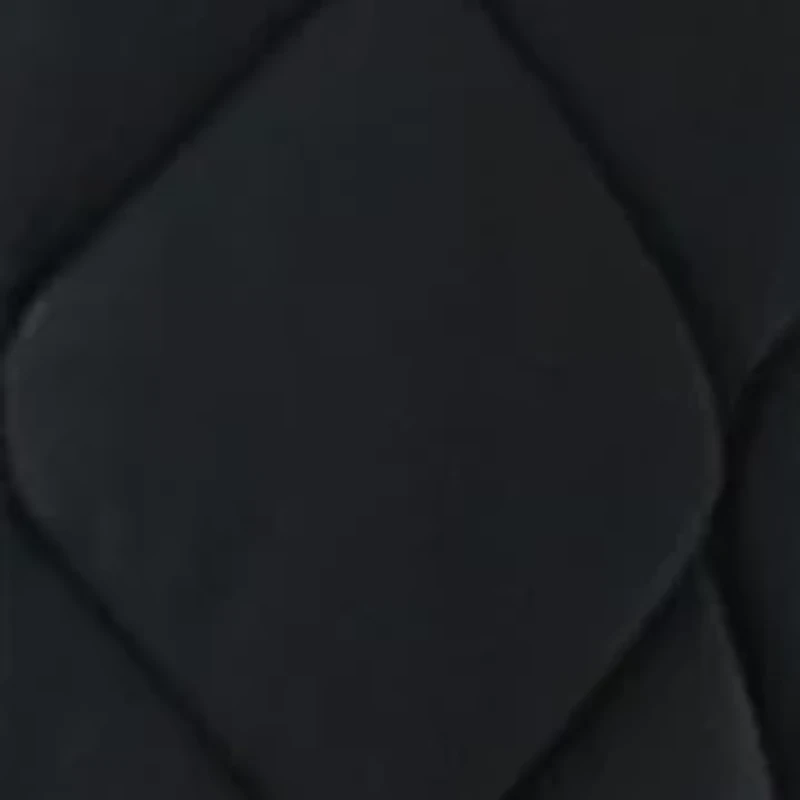 Petite Side Ribbed Puffer Jacket