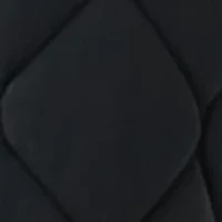 Petite Side Ribbed Puffer Jacket