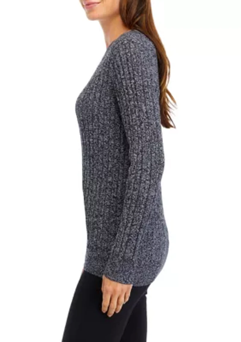 Women's Long Sleeve Cable Knit Sweater