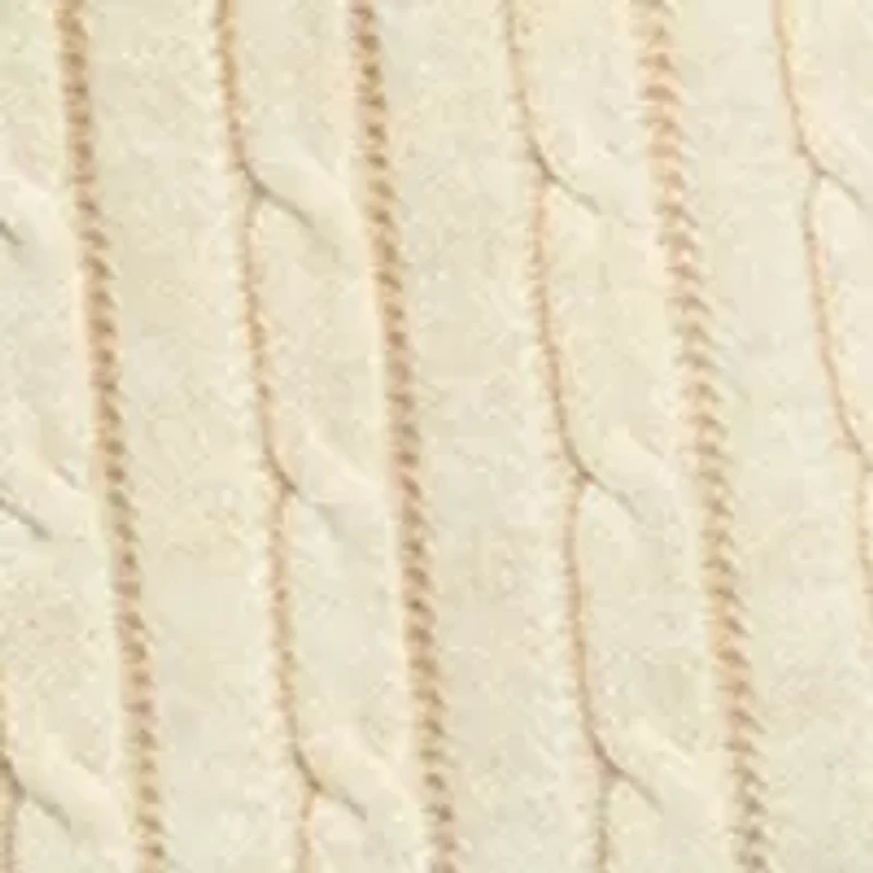 Women's Long Sleeve V-Neck Cable Sweater