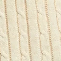 Women's Long Sleeve V-Neck Cable Sweater