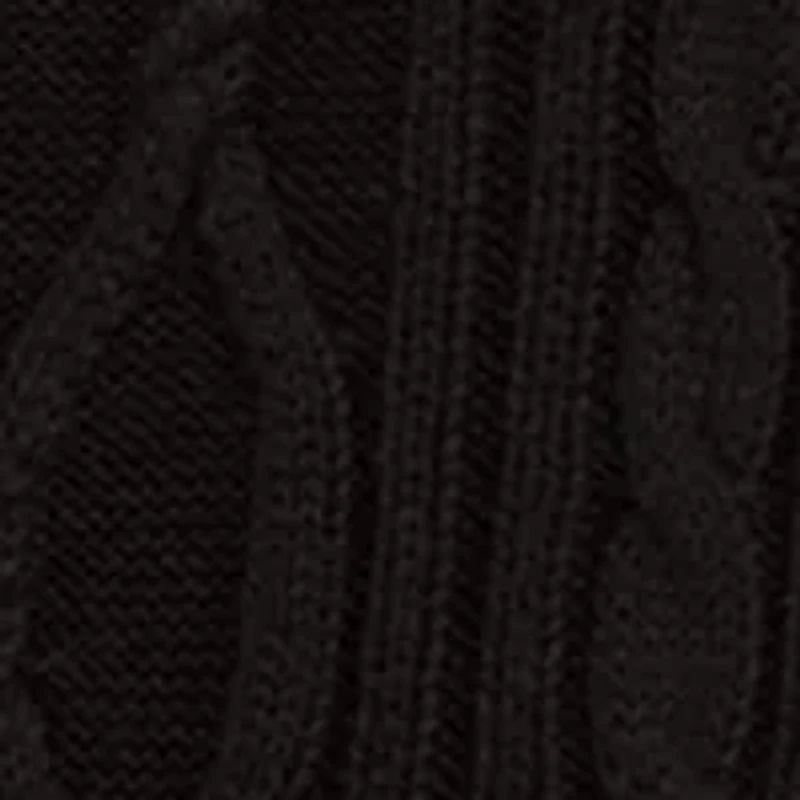 Women's Cable Knit Solid Cowl Neck Sweater