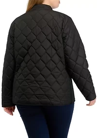 Plus Quilted Barn Jacket