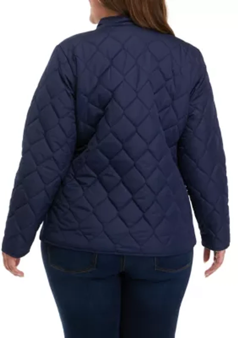 Plus Quilted Barn Jacket
