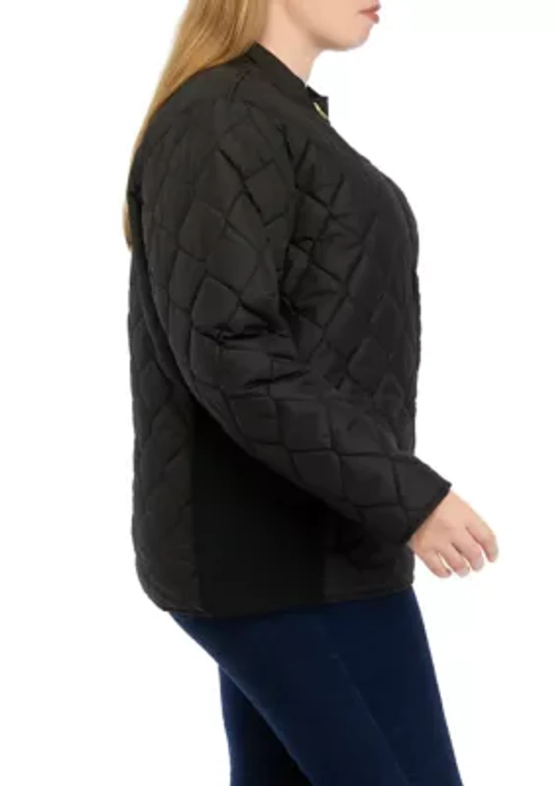 Plus Quilted Barn Jacket