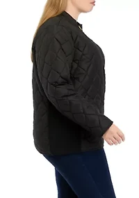 Plus Quilted Barn Jacket