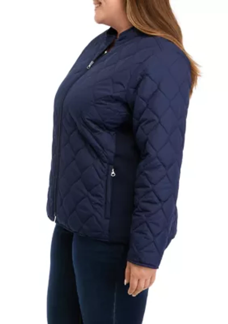 Plus Quilted Barn Jacket