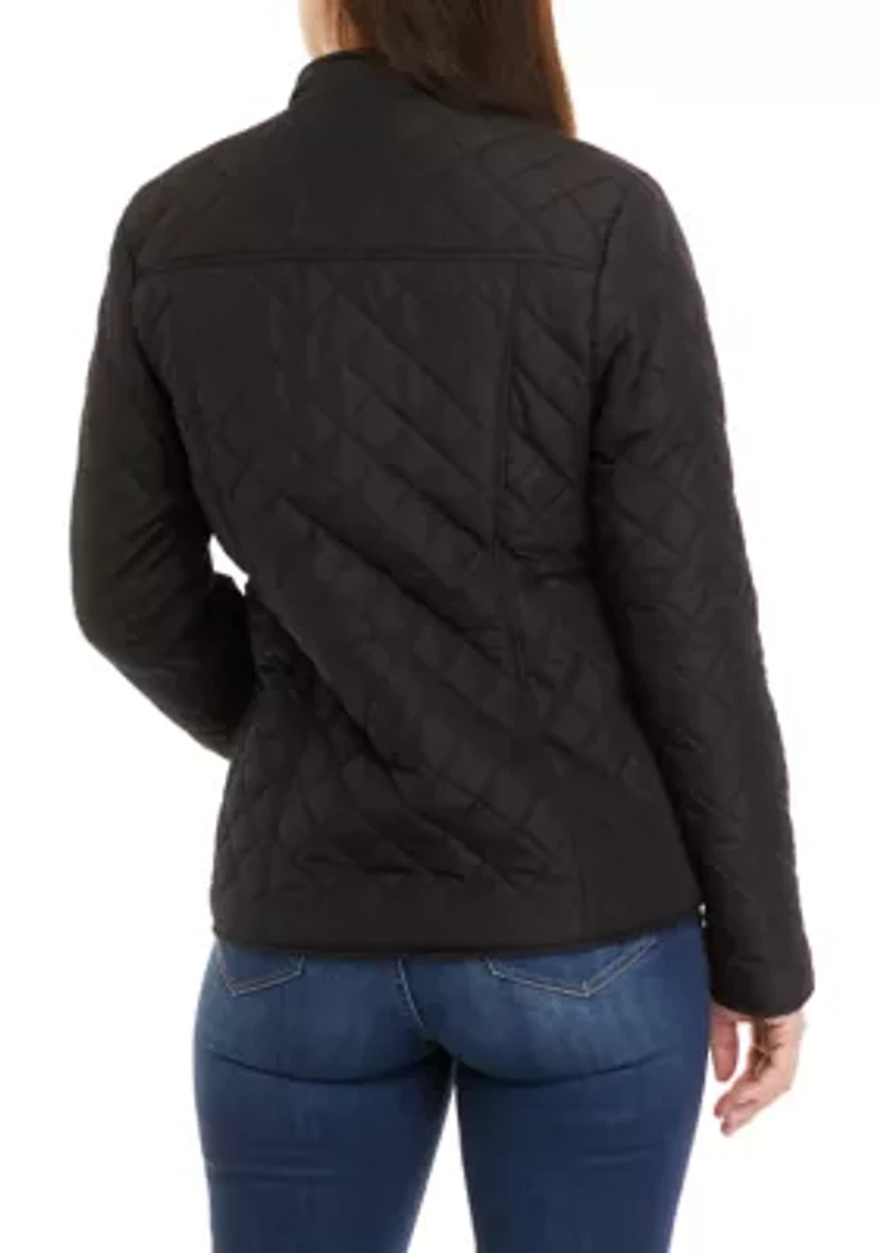 Women's Quilted Jacket with Collar