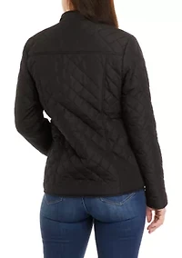 Women's Quilted Jacket with Collar
