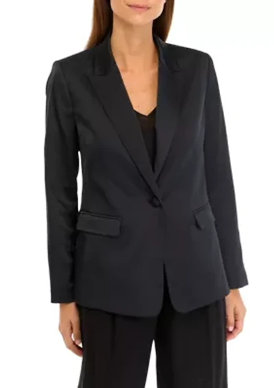 Women's Relaxed Satin Blazer