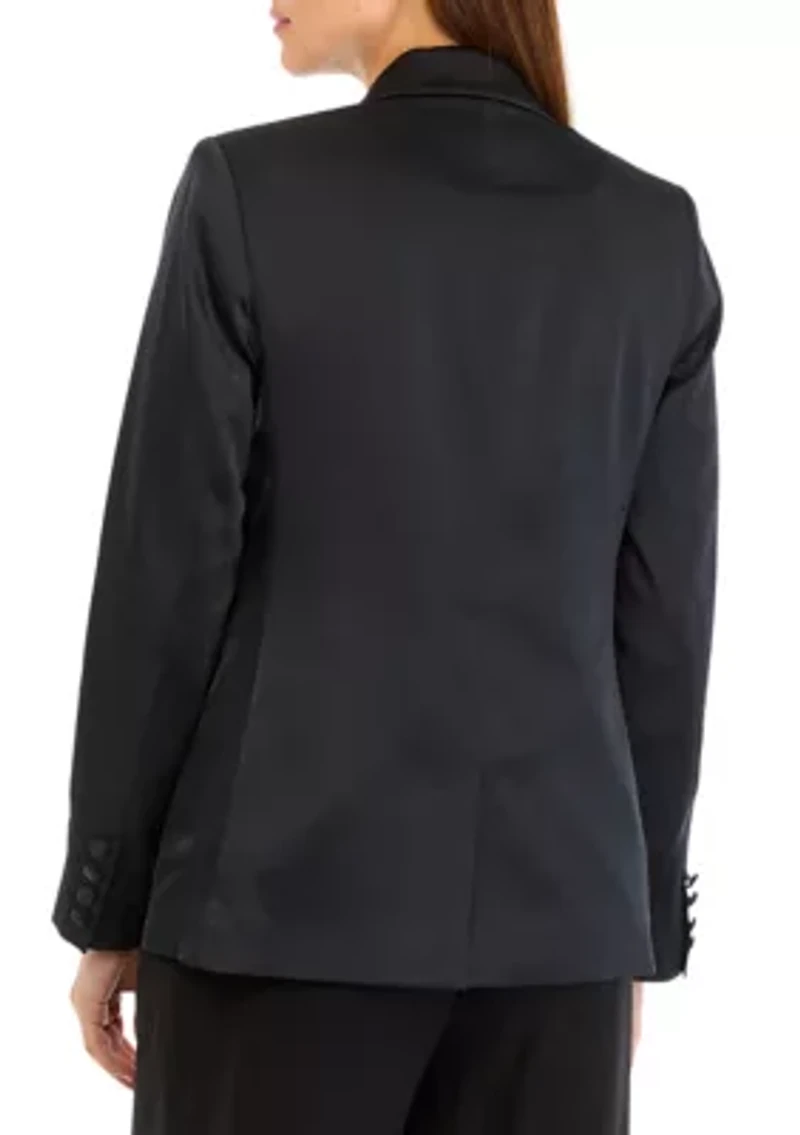 Women's Relaxed Satin Blazer