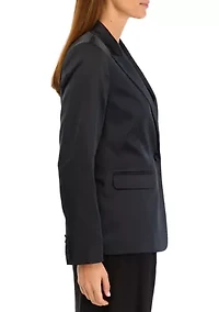 Women's Relaxed Satin Blazer